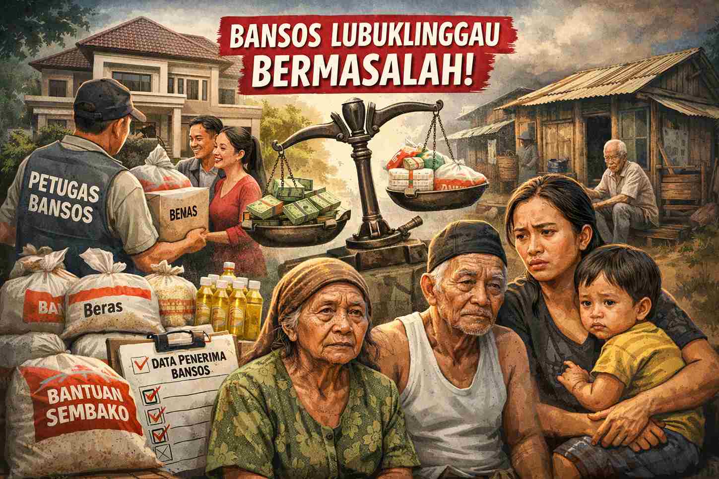 Bansos Lubuklinggau Bermasalah, Warga Pertanyakan Keadilan